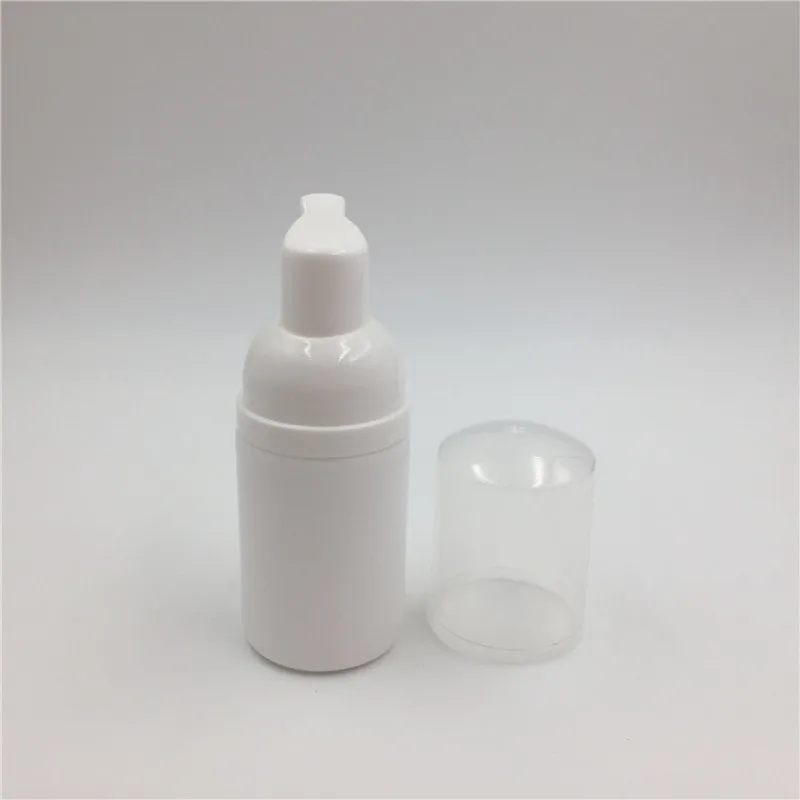 solid white HDPE 12 шт., 24 шт., 50 шт., 30 мл, диспенсер для мыла, пенный насос, пластиковая бутылка, 30cc, контейнер для ухода за кожей - Цвет: solid white HDPE