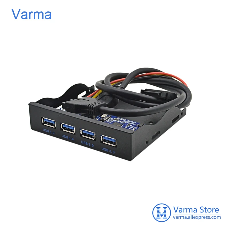 Varma 4 порта USB 3 0 Передняя панель USB3.0 концентратор адаптер кронштейн комбо с 15 Pin SATA