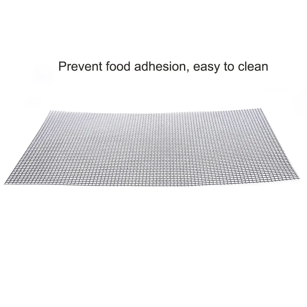 

New Non Stick BBQ Mesh Grill Mat Cooking Sheet Churrasco Barbecue Liner Roaster Tools 30*40cm