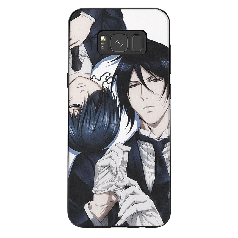 TPU Mobile Phone Case For Samsung A10 A20 A30 A40 A50 A60 A70 A7 A8 A9 A6 A5 A3 J6 Cover Anime Black Butler Kuroshitsuji Shell | Мобильные