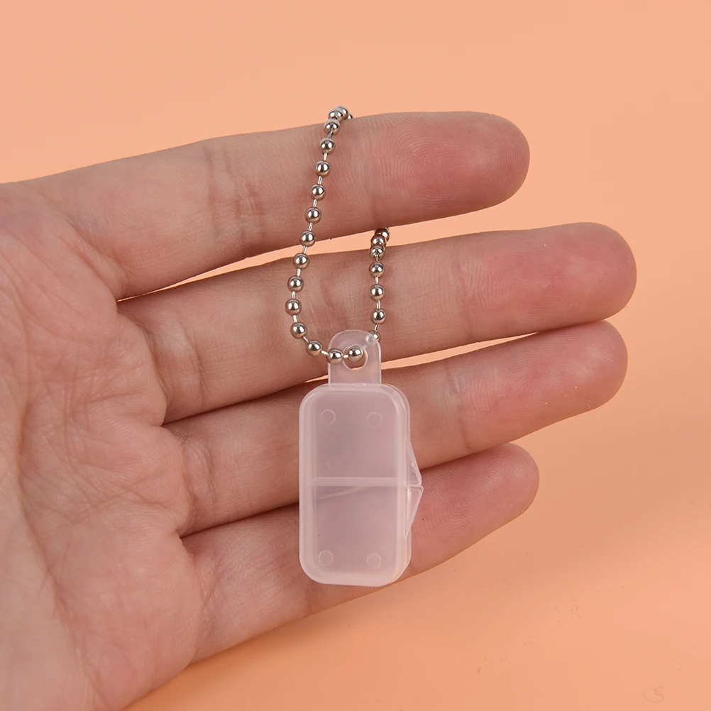 

1PCS Button Battery Protective Holder Hard Case Fit For 312# 10# 675# Hearing Aid Clear Plastic Battery Case Batteries Box