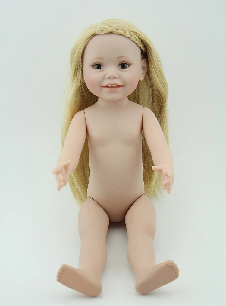 Голая 45 см имитация из силикона Reborn Dolls девочка принцесса детская игрушка живой