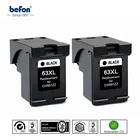Сменный картридж befon X2 совместимый с 63 XL для HP 63, Картридж с черными чернилами для Deskjet 1110 1111 1112 2130 2131 2132 3630