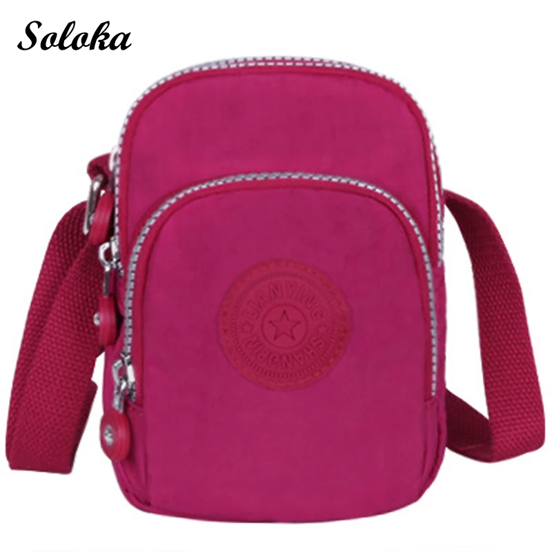 Модные повседневные женские Наплечные сумки из нейлона сумки-мессенджеры