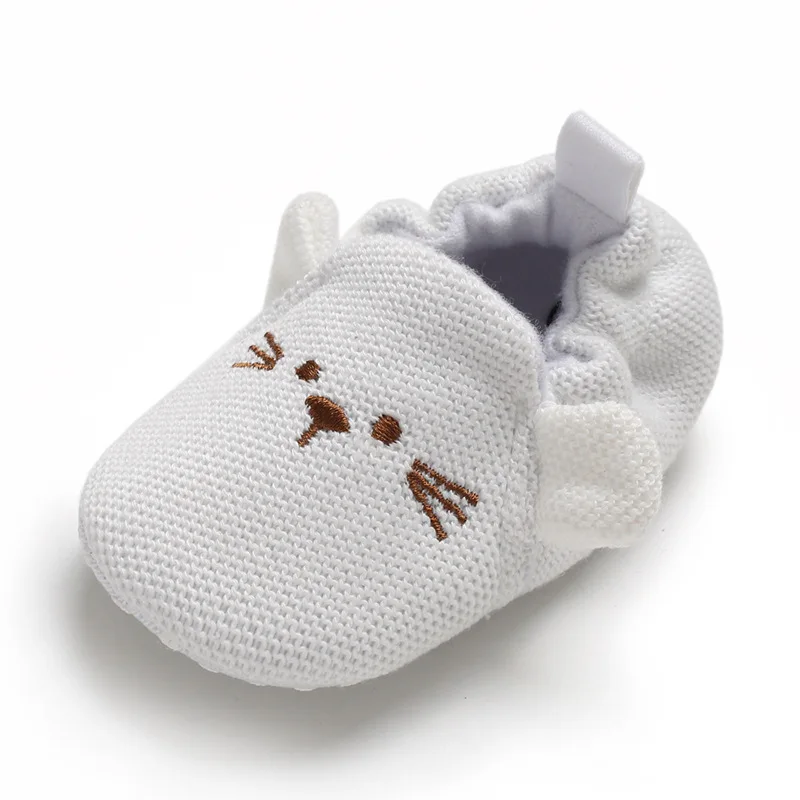 Brand New Toddler Newborn Baby Crawling Shoes Boy Girl Lamb Slippers Prewalker Trainers Fur Winter Animal Ears First Walker