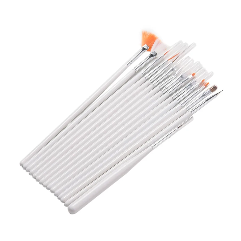 15 шт./лот Профессиональная женская ручка для рисования накладных ногтей кисть УФ