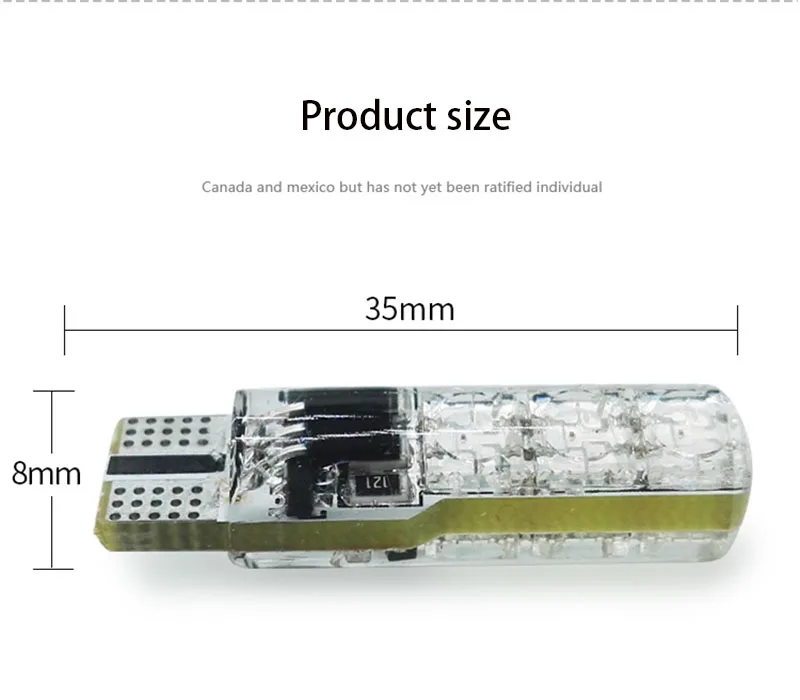 W5W/T10 Canbus светодиодный светильник T10 RGB светодиодный светильник a расстояние лампы Авто ампулы pour Voiture Ampoule светодиодный светильник