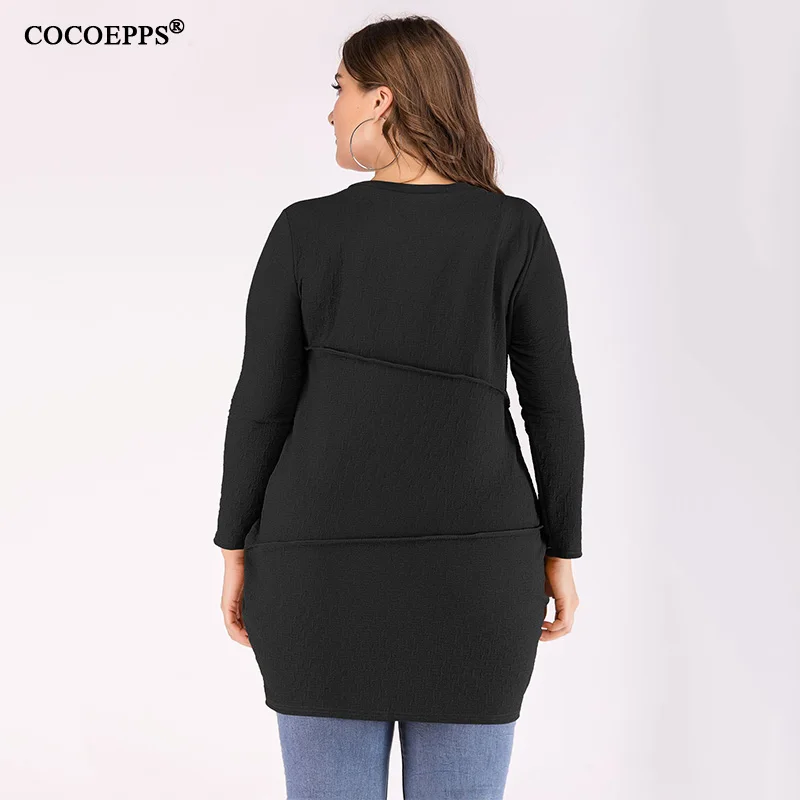 Женская Лоскутная Футболка 2xl 3xl большого размера женские топы с круглым вырезом