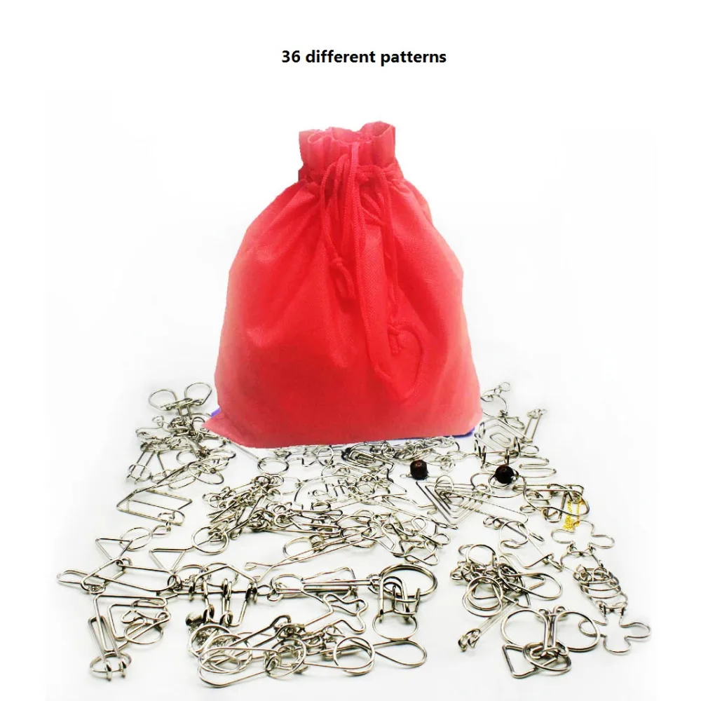 Мозговой тизер металлическая проволока IQ головоломка кольцо тест ум игра