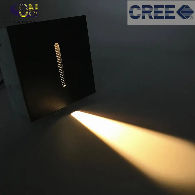 Бесплатная доставка светодиодсветодиодный Настенные светильники CREE 3 Вт 1