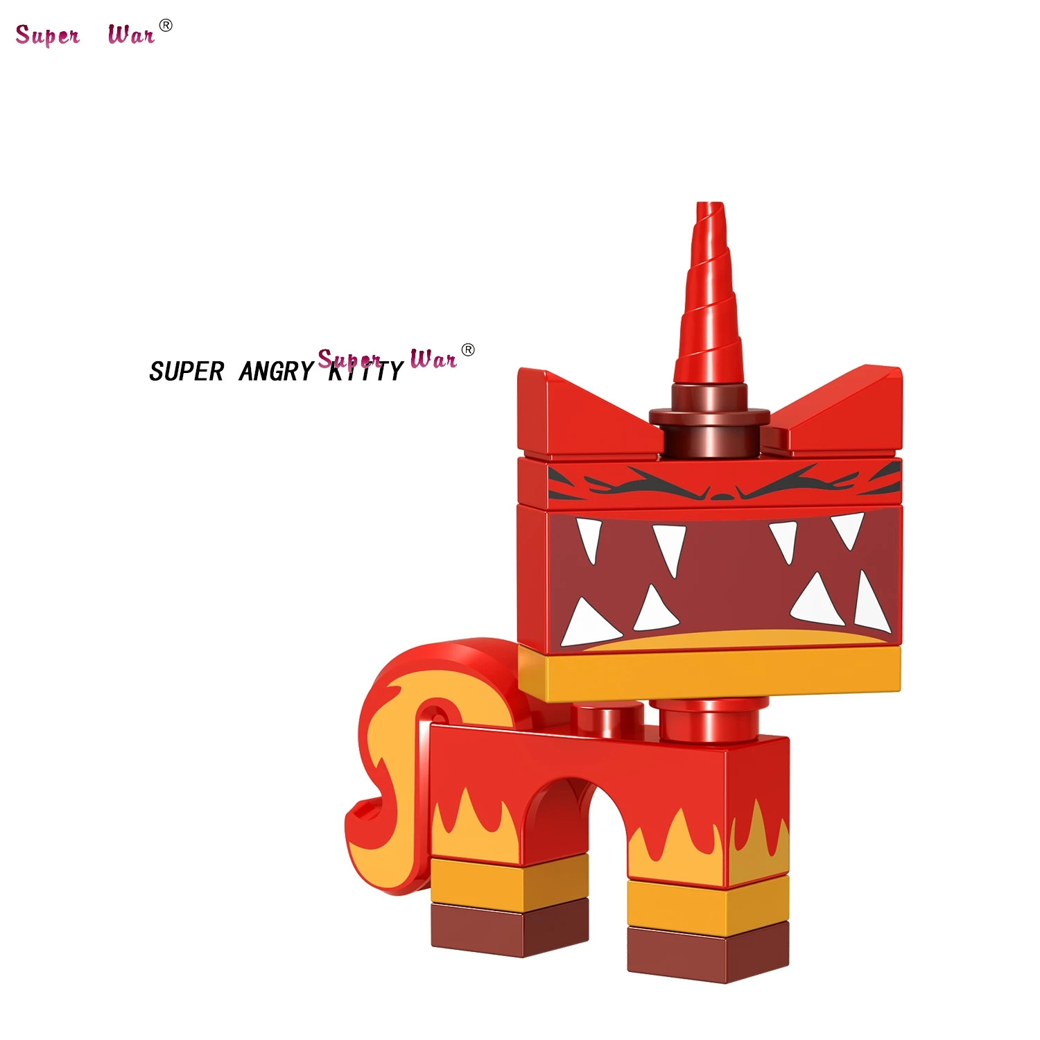 JL006 50 шт. строительные блоки power Hero factory мультфильм фильм Unikitty Emmet Wyldstyle звуковые рейнджеры кирпичики для детей игрушки - Цвет: JL006