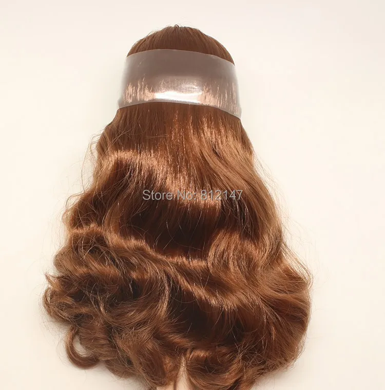 Бесплатная доставка куклы телесного цвета (коричневые длинные вьющиеся волосы) |