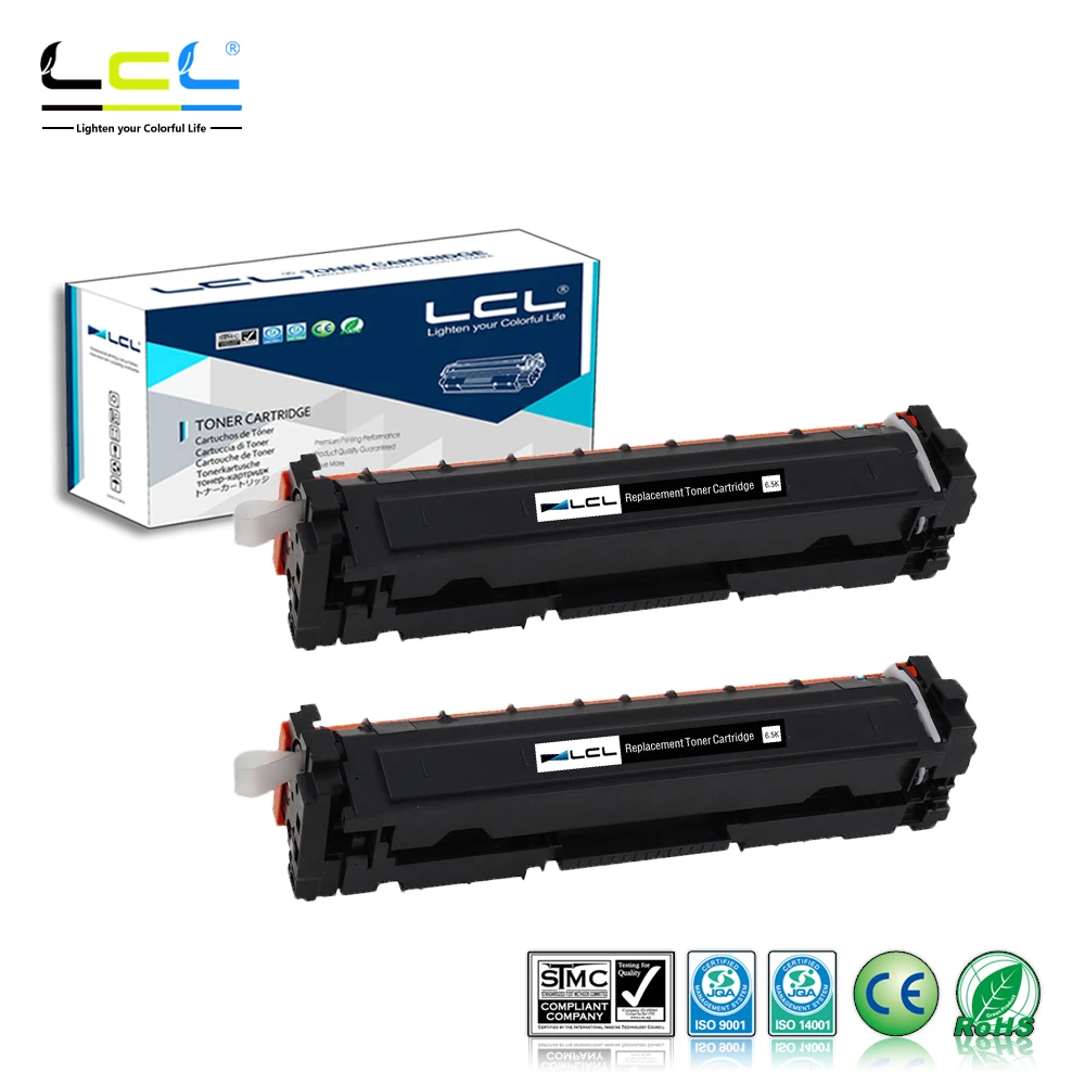 

LCL 410A 410X CF410A CF410X CF410 (2-Pack Black) Toner Cartridges Compatible for HP Color LaserJet Pro M452dn/M477fdw/M477fnw