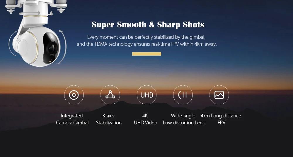 Xiaomi Mi Дрон приложением на английском языке WI-FI FPV 4K Камера Квадрокоптер с дистанционным управлением Drone 3-осевой gimbalhelicopter HD Запись видео пульт дистанционного управления