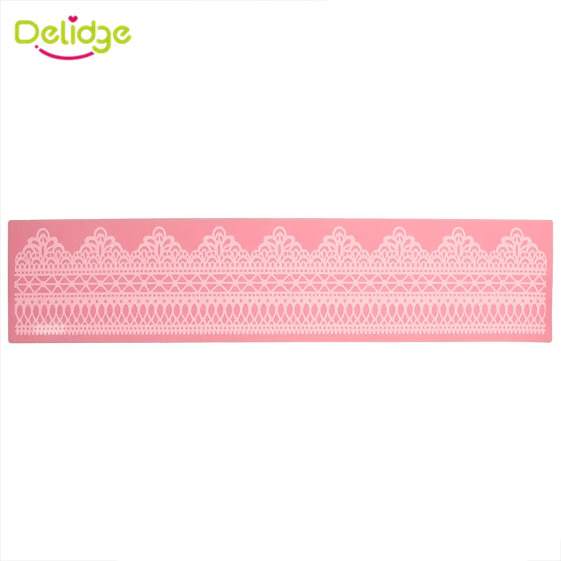 Delidge 1 шт. силиконовая форма для торта с кружевным рисунком 3D фотообои трафареты |