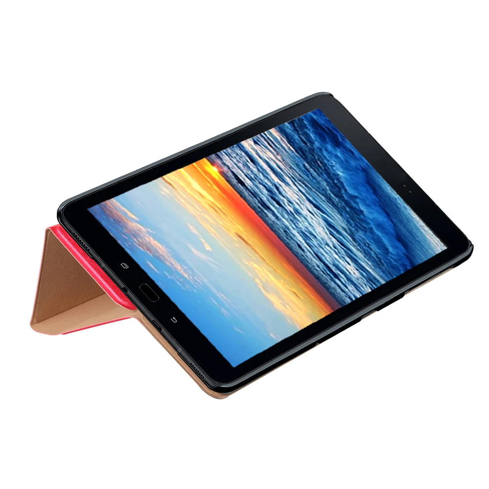 Besegad Tablet Дело Стенд Складная кожного покрова Shell для samsung Galaxy Tab S3 S 3 SM T820 T825 T 820 825 9 7