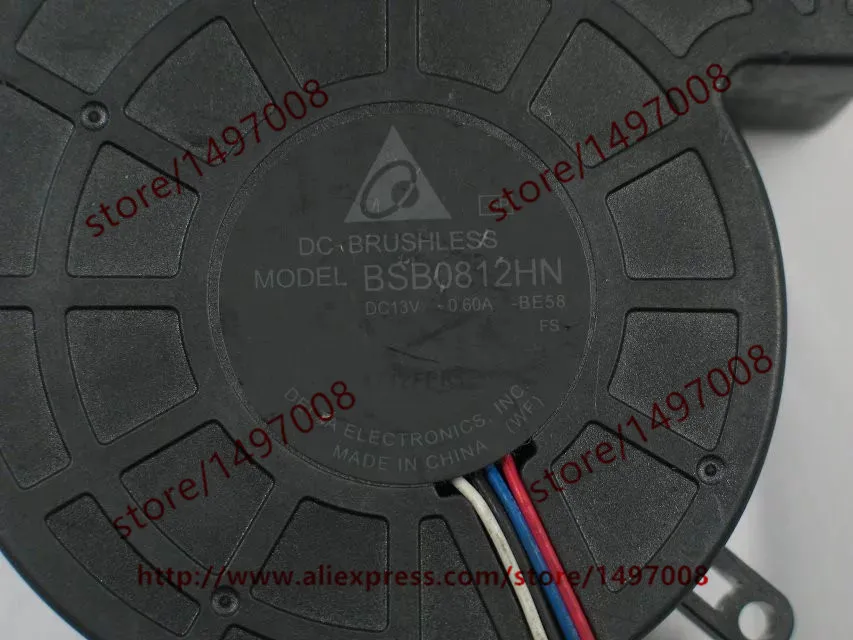Delta Electronics BSB0812HN BE58 DC 12V 0.60A 4 проводной сервер проектор охлаждающий вентилятор|fan