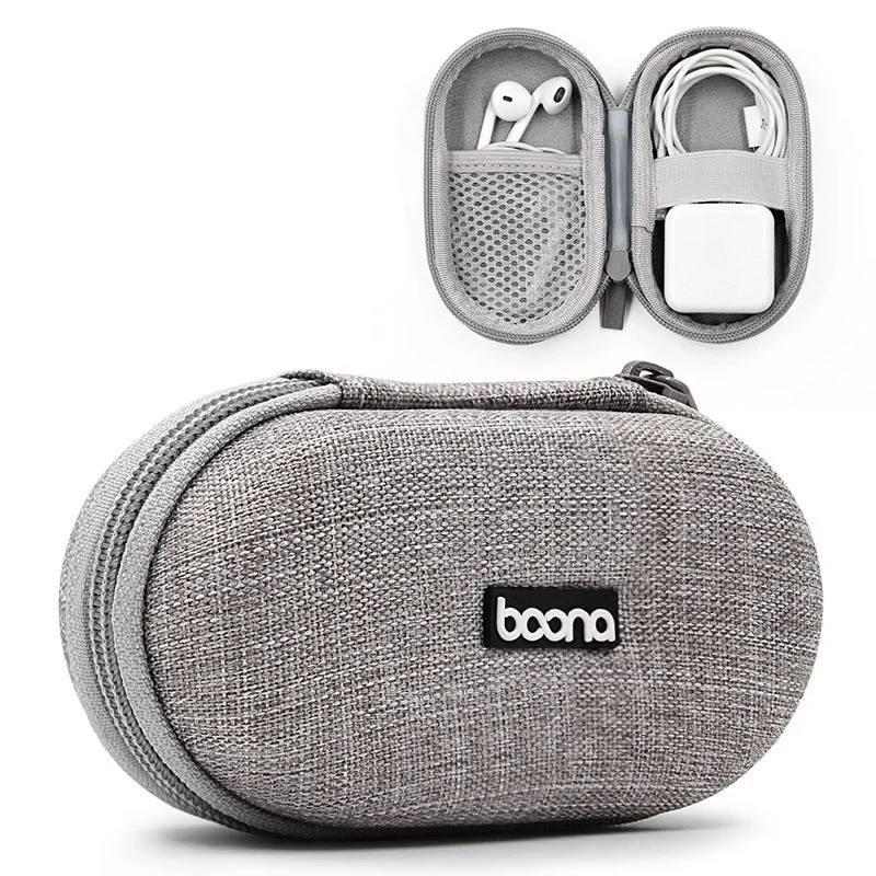Чехол для наушников baona Eva Oxford с жесткой молнией чехол Bluebuds Bluetooth сумка зарядное