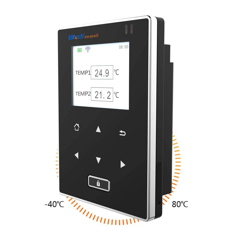 Wi Fi двухканальный данных температура Logger термометр гигрометр внешний датчики