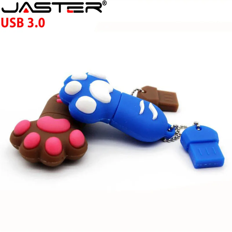 USB-флеш-накопитель JASTER в виде кошачьей лапы 64 ГБ 32 16 | Компьютеры и офис