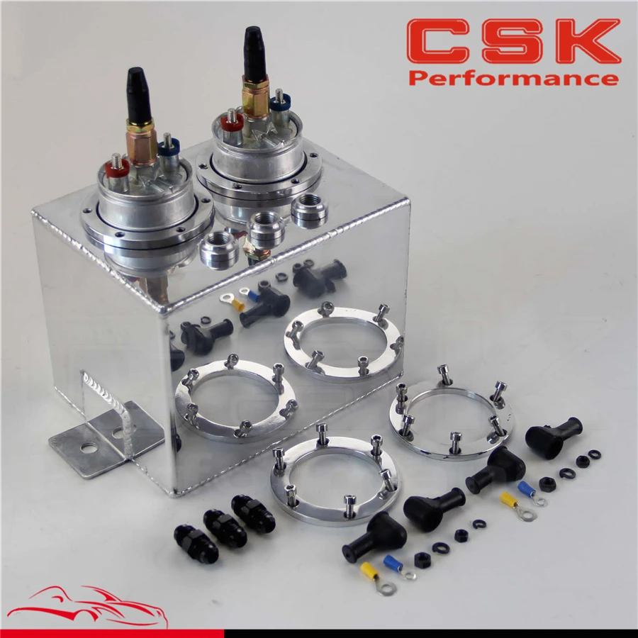 3л топливный вихревой бак с высоким потоком + 2 шт. внешний 044 двойной насос