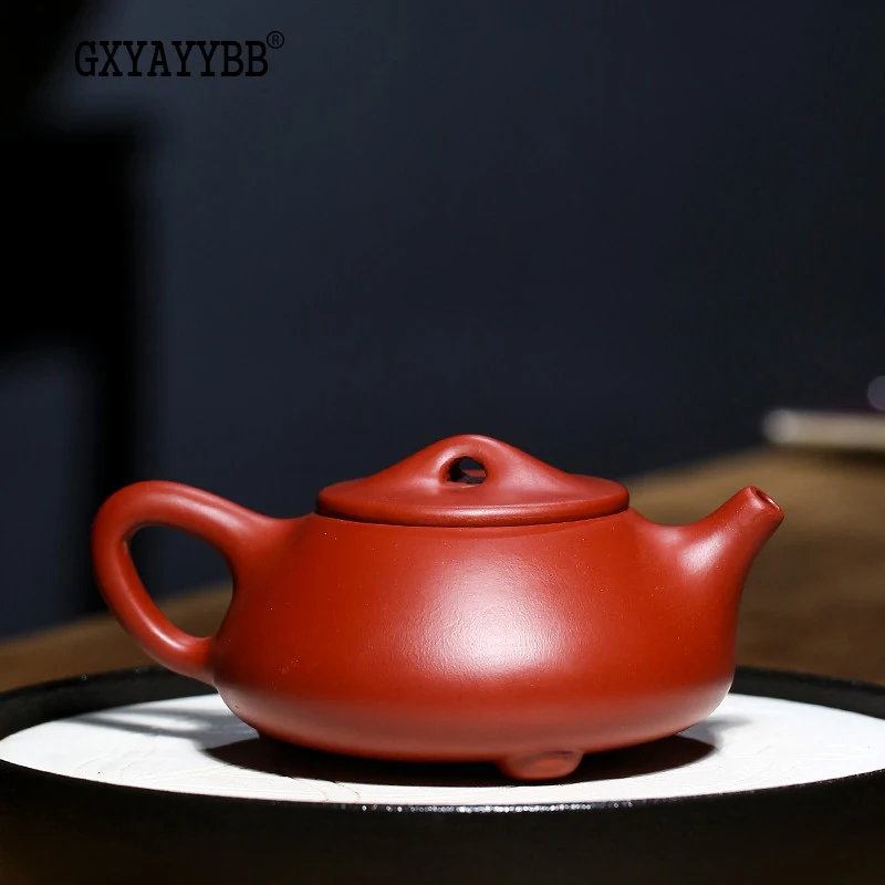 GXYAYYBB Tea Pot Vintage Kung Fu Set Ebony Handle Teapots Handmade Kettle Eco-friendly Chinese Dahongpao Teapot blooming tea | Дом и сад