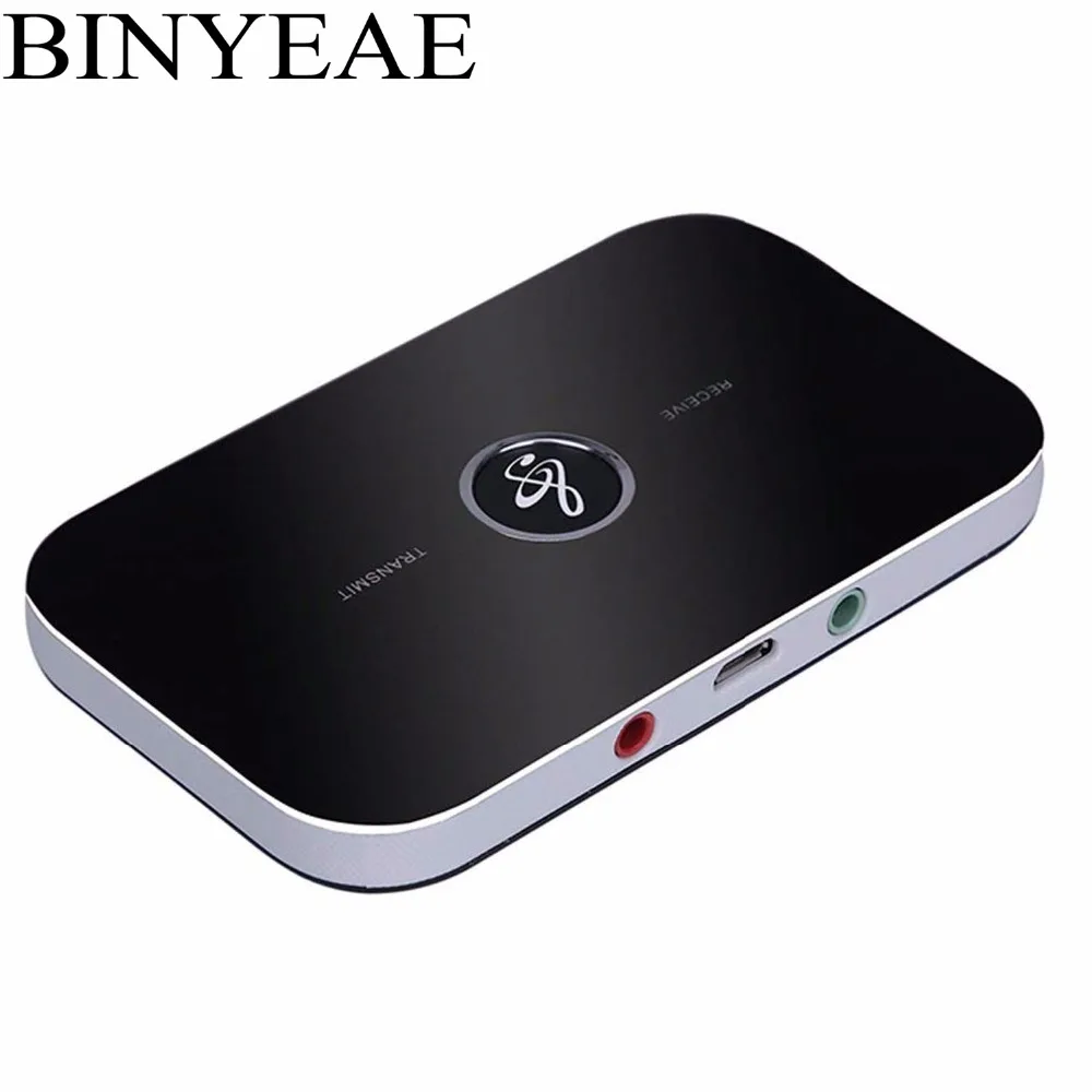 NFC Bluetooth 4.1 CSR Stereo Aux Audio Transmitter Receiver mini portable A2DP Wireless Music Adapter for TV tablet PC laptop
NFC Bluetooth 4.1 CSR Stereo Aux Audio Transmitter Receiver mini portable A2DP Wireless Music Adapter for TV tablet PC laptop