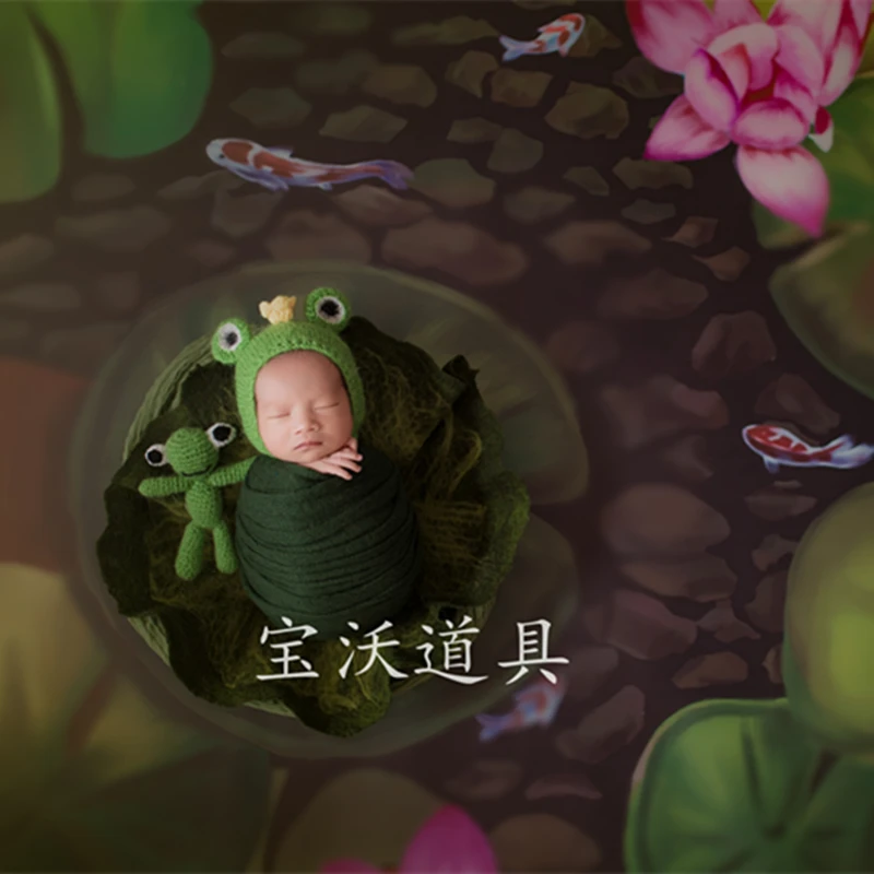 

Вязаный мохеровый комбинезон наряд с рисунком животных для новорожденных; Шляпа и набор игрушек для маленьких мальчиков Мягкий капот фон для фотографирования новорожденных с изображением создает реквизит, шляпа