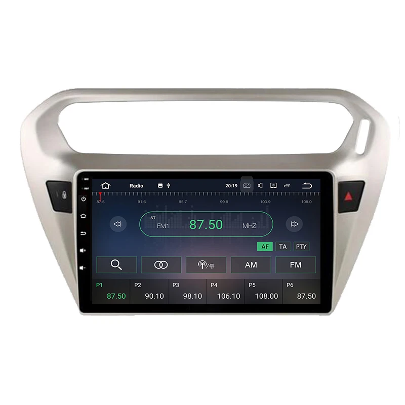 Автомобильный DVD проигрыватель Lenvio 2 Гб ОЗУ Android 7 1 GPS навигация для Peugeot 301 Citroen Elysee