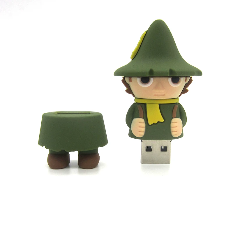 Милый маленький мой Moomin долина USB флешка Муми накопитель 4 ГБ 8GB16GB 32 64 хранилище