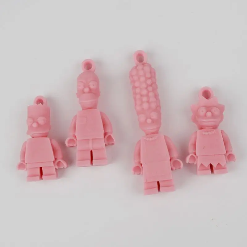 Luyou 3D Мультфильм роботов формы силиконовая форма для ручной работы мыла. Глины