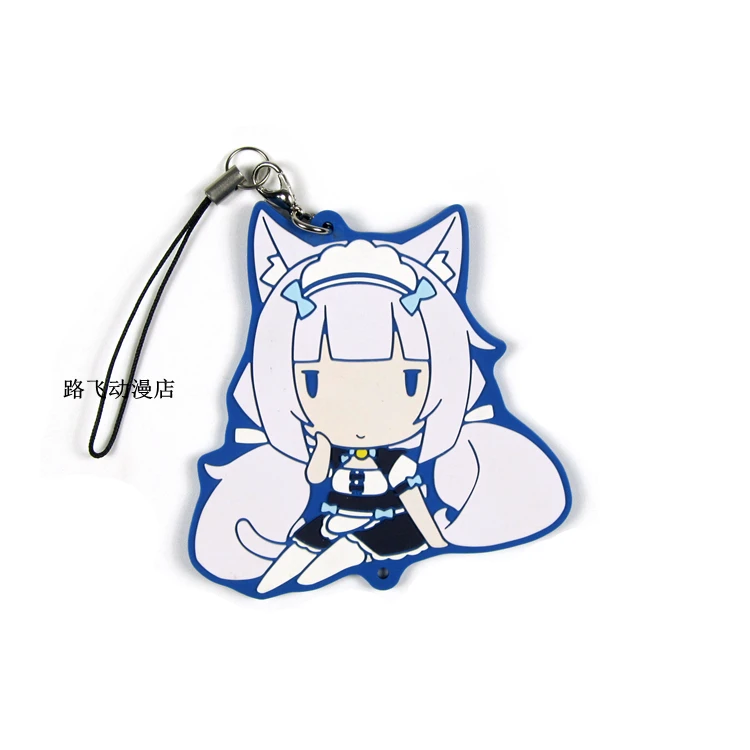 NEKOPARA Chocolat ваниль Кокосовая Корица фигурка аниме модель резиновый брелок кулон