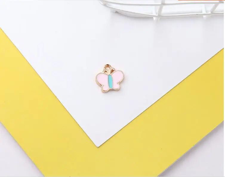 Diy ювелирных изделий 40 шт/партия подвески из сплава масляные Мультяшные животные/буквы/форма цветка металлический подвешиваемый кулон подвески