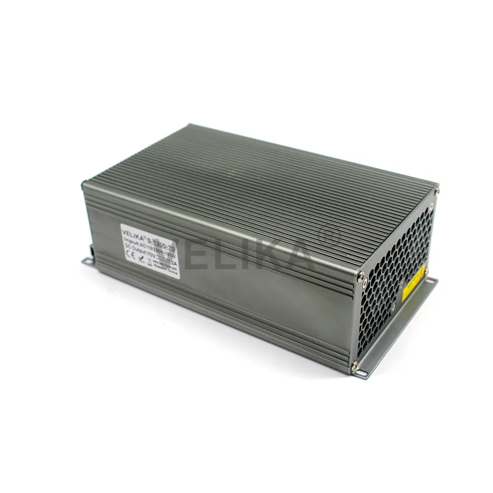 Лучшее качество 70V 17.2A 1200W Драйвер импульсного источника питания адаптер AC 110V 220V к