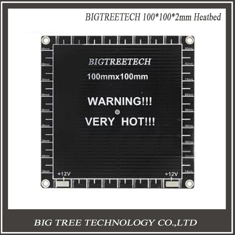 

100*100*2mm Mini Aluminium Heatbed Heat Plate for OpenBuilds 3D0353