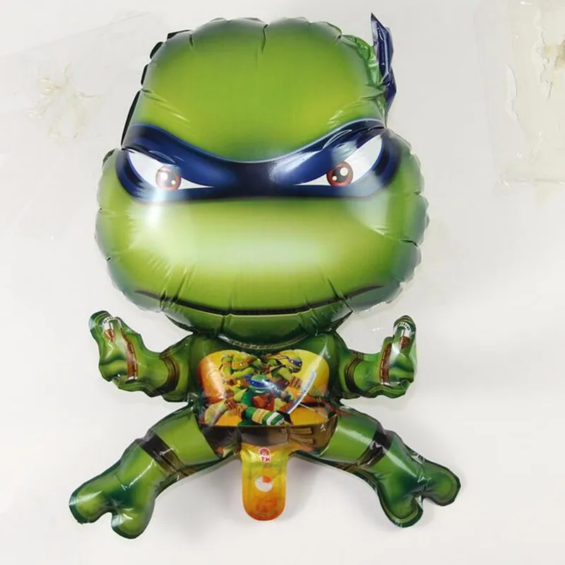 Лидер продаж 65*49 см фольгированный шар Черепашки Ниндзя TMNT надувной гелиевый алюминиевый шар с днем рождения