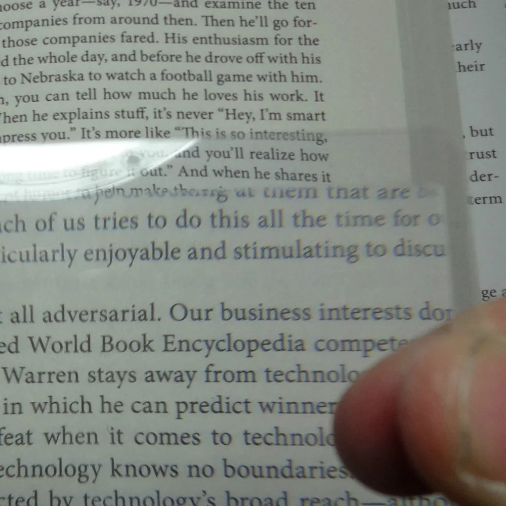 Новый карманный кредитной карты Размеры Лупа 3x увеличительная линза Френеля для