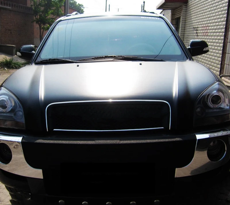 Используется для hyundai Tucson Racing Grills 2006-2009 год углеродного волокна/FRP Refitt Передняя Центральная гоночная решетка крышка без логотипа автомобиля