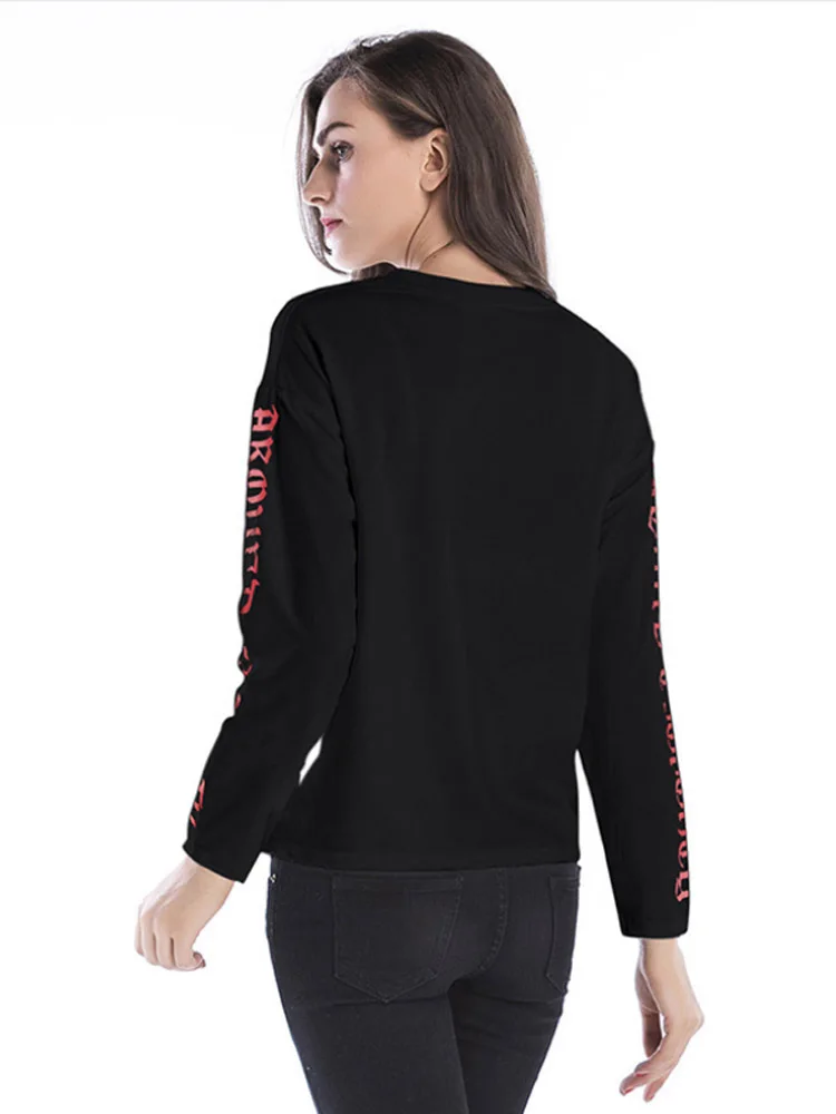 2019 Мода весна новый Повседневное кофты Для женщин головы пуловеры с круглым