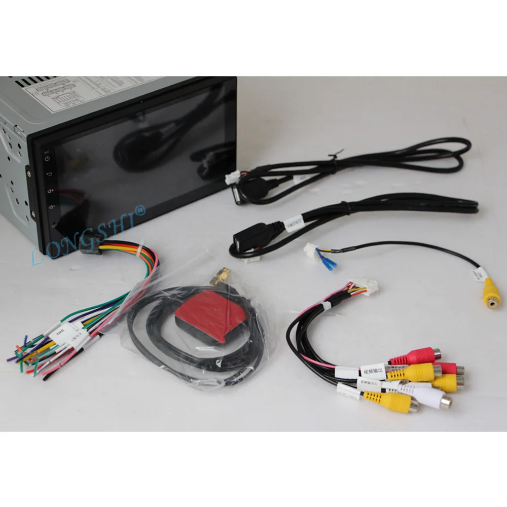 Автомобильный мультимедийный плеер LONGSHI Android 6 0 с Bluetooth DVD Gps навигацией радио