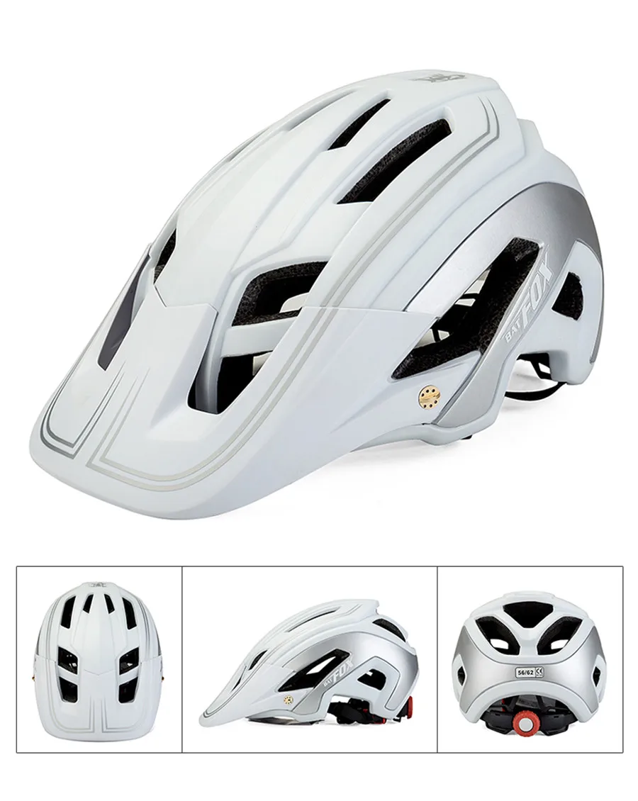 BATFOX bike helmet bat fox mtb cycling helmet integrally-molded women bicycle helmet man road bike mtb casco ciclismo bicicleta