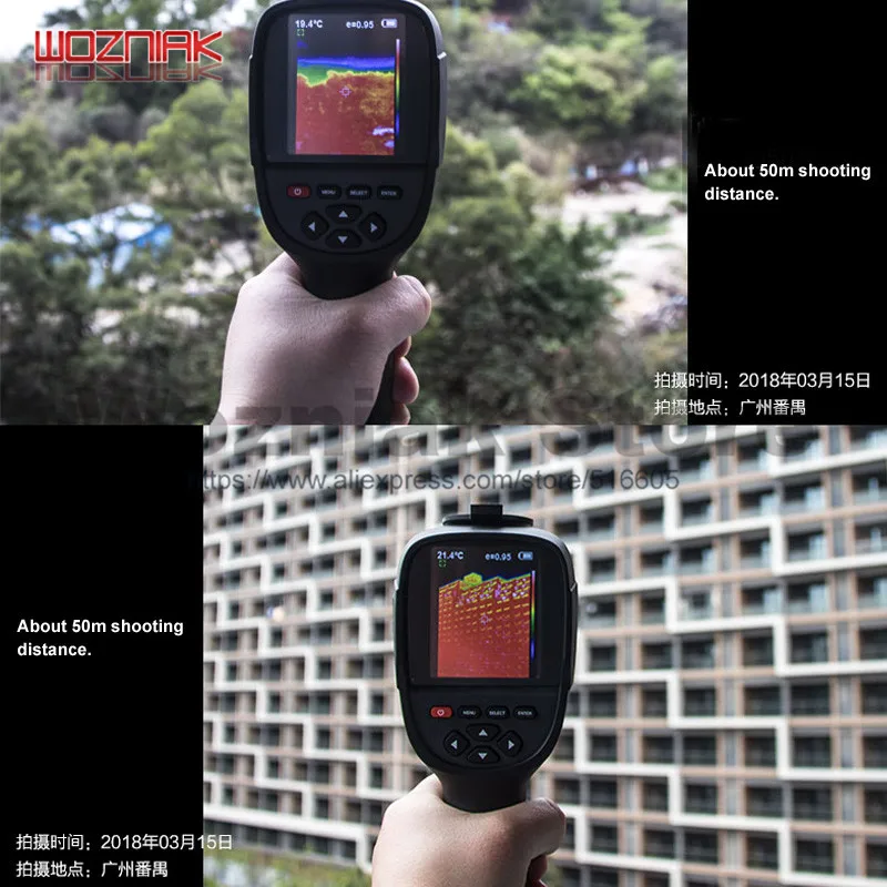 Многофункциональный высокопиксельный Инфракрасный Тепловизор мини ручной