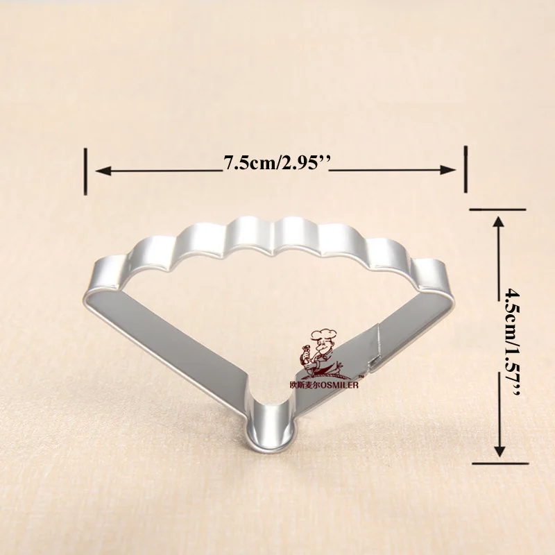 1 шт. китайский веер металлический кулинарный резак печенье реставрация выпечка