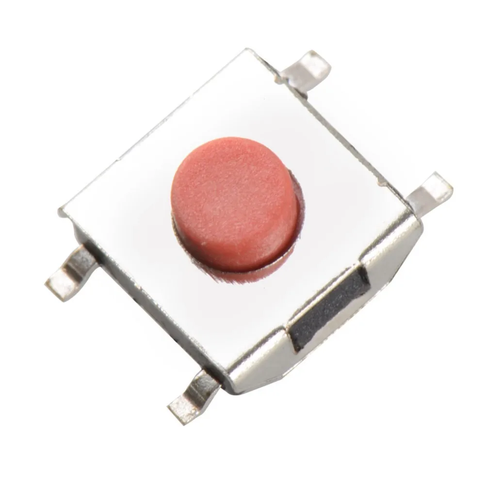 100 шт./лот SMD сенсорная кнопка ключ переключатель мгновенного Такт 4 Пина 6*6*2 5 мм