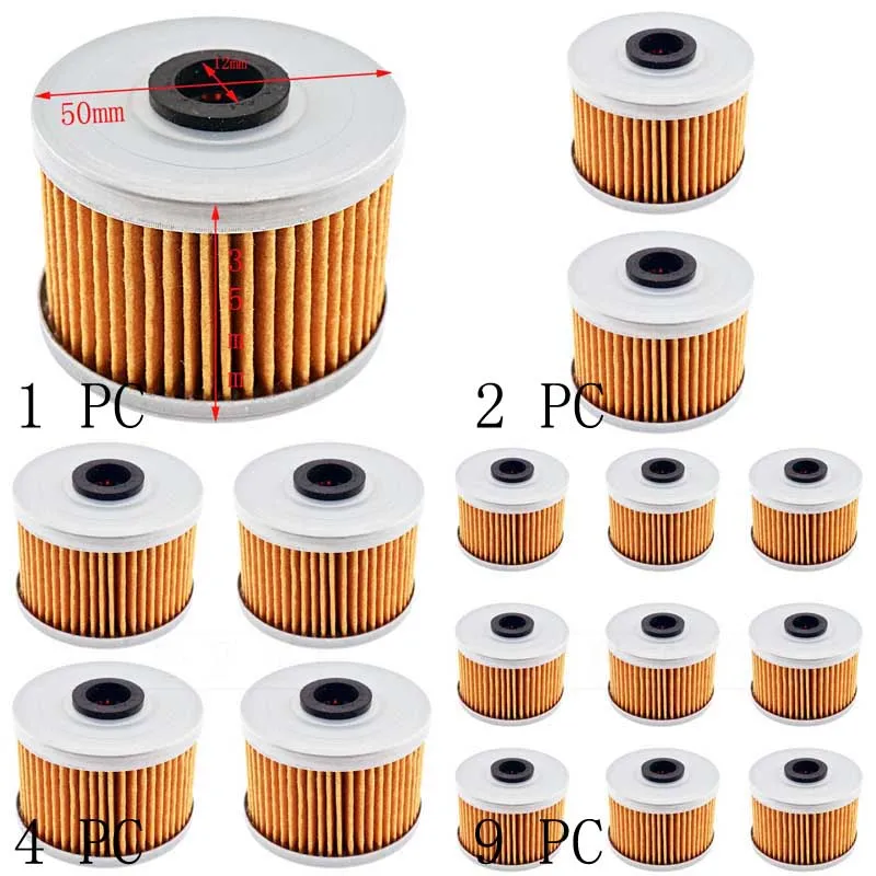 

For Honda GB500 XBR500 XR500 XL600 XR600 FMX650 FX650 NX650 SLR650 XR650 ATC250 ATC350 TRX250 TRX300 TRX400 TRX700 Oil Filter