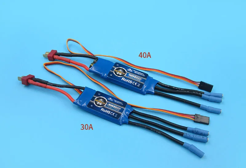 1 шт./4 шт. ZTW радиоуправляемый самолет 30 А 40 бесщеточный ESC с 5 в 2 3 BEC 2-4S Lipo для