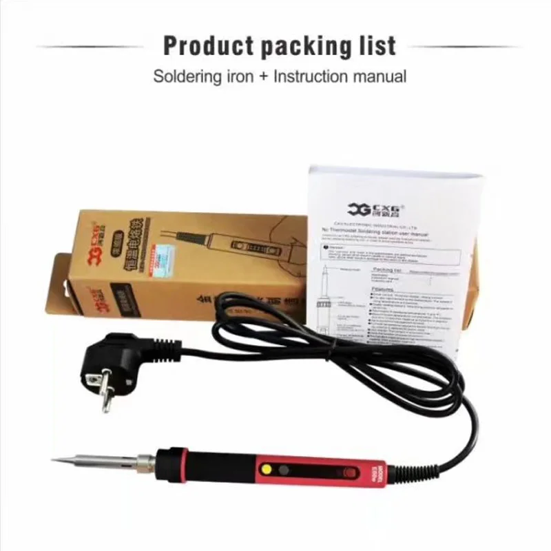 Высококачественный ROHS CXG E60wT/90wT/110wT ЖК-цифровой СВЕТОДИОДНЫЙ Электрический паяльник с регулируемой температурой