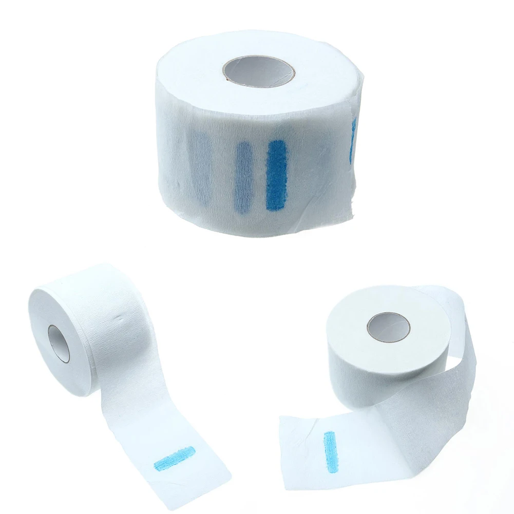 1 рулон Pro эластичный одноразовый Бумажный воротник в полоску для