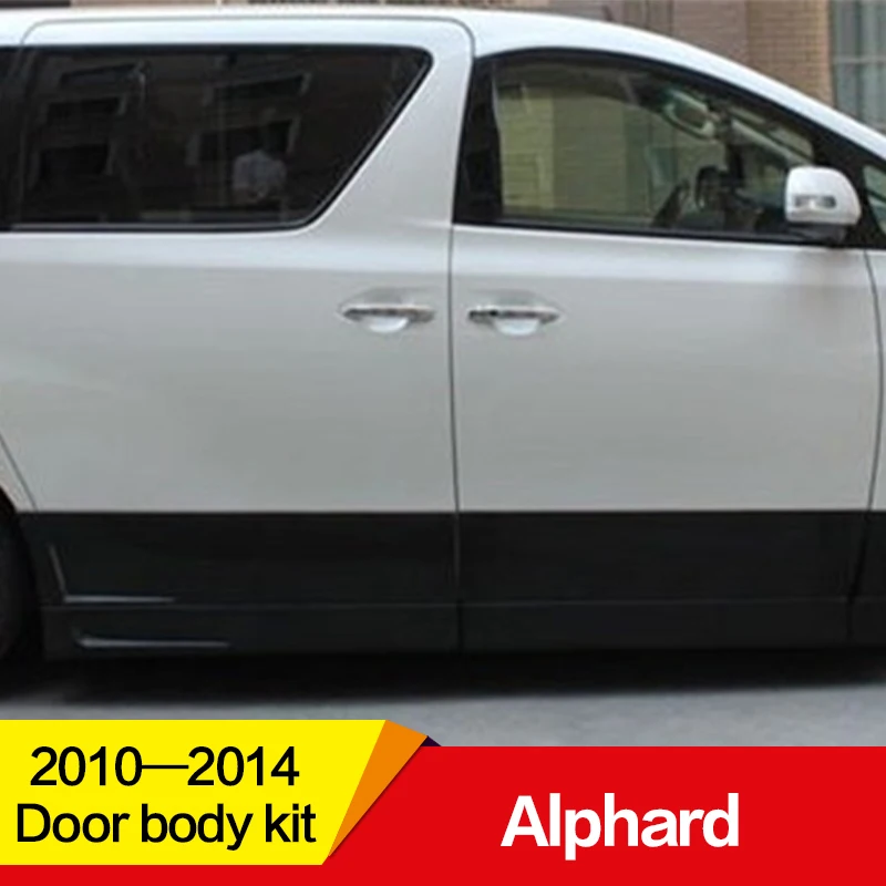 Использование для Toyota Alphard door Body kit 2010- год декоративные панели FRP/PP пластиковая дверь защита автомобиля установка двери аксессуары