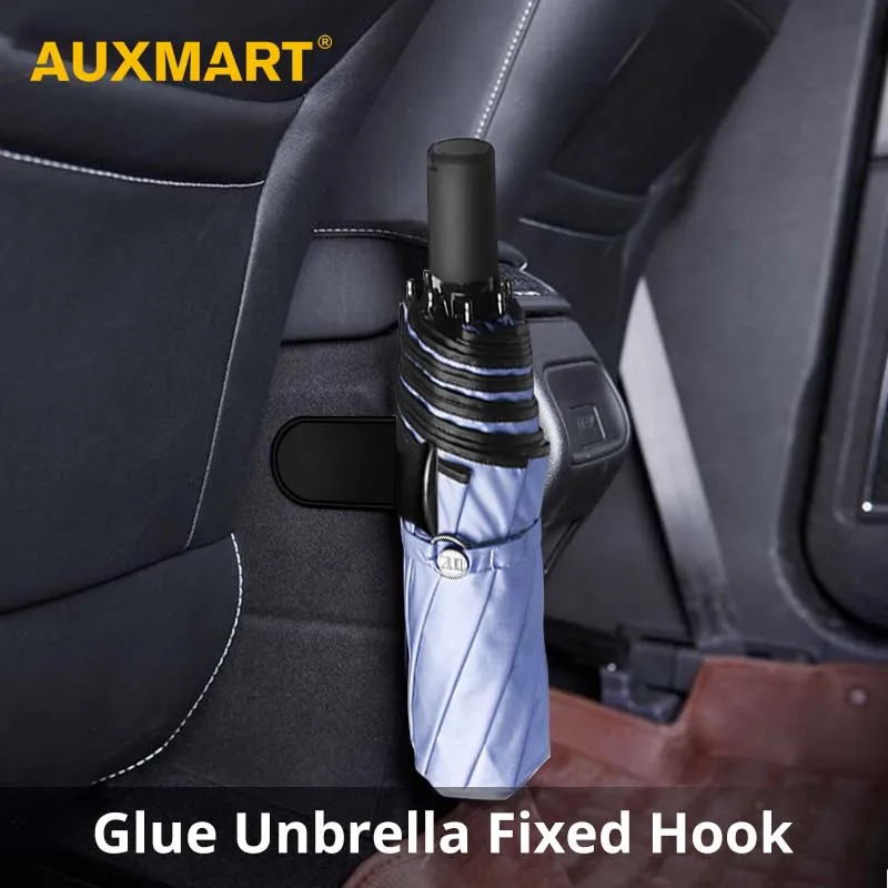 AUXMART 1 шт. Универсальный Автомобильный держатель для зонта с креплением и зажимами для хранения зонта черного цвета